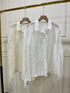Women Summer Embroidered Cotton Shirts